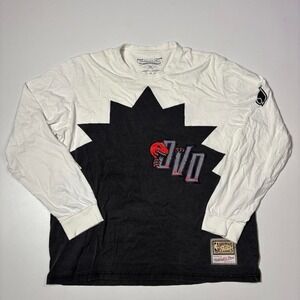 Mitchell & Ness Toronto Raptors Hardwood Classics Long Sleeve Shirt - Size 2XL